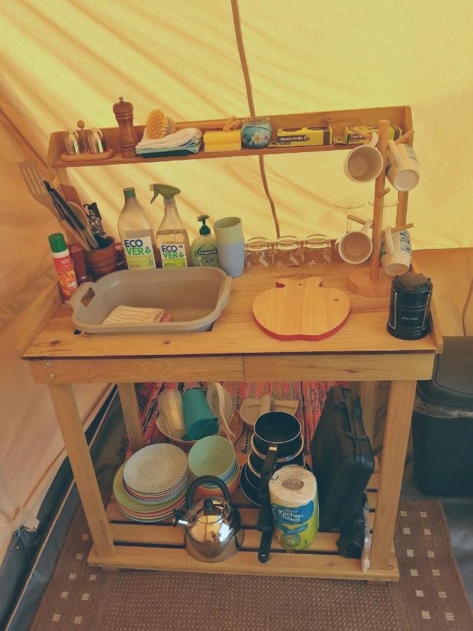 Coed Y Brenin Retreat - Bell Tent Glamping Near Aberaeron Ciliau Aeron Bagian luar foto